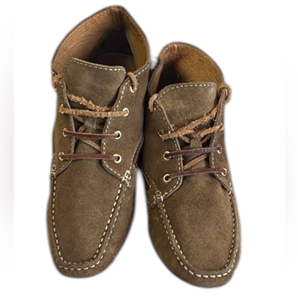Browns Women’s Broadway Brown Suede Chukka Ankle Boots Size 7 US